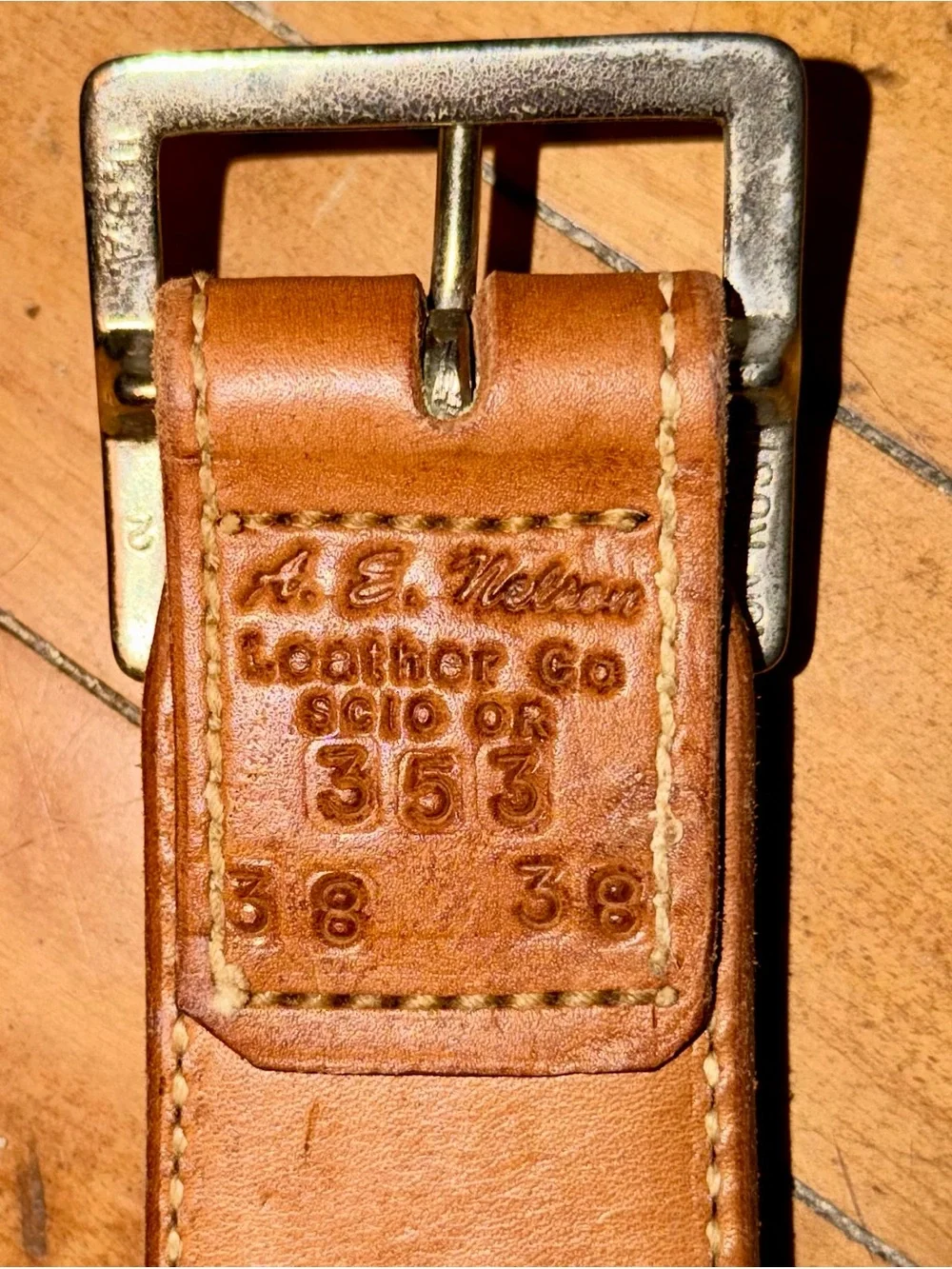 A.E. Nelson Western Leather Gun Belt